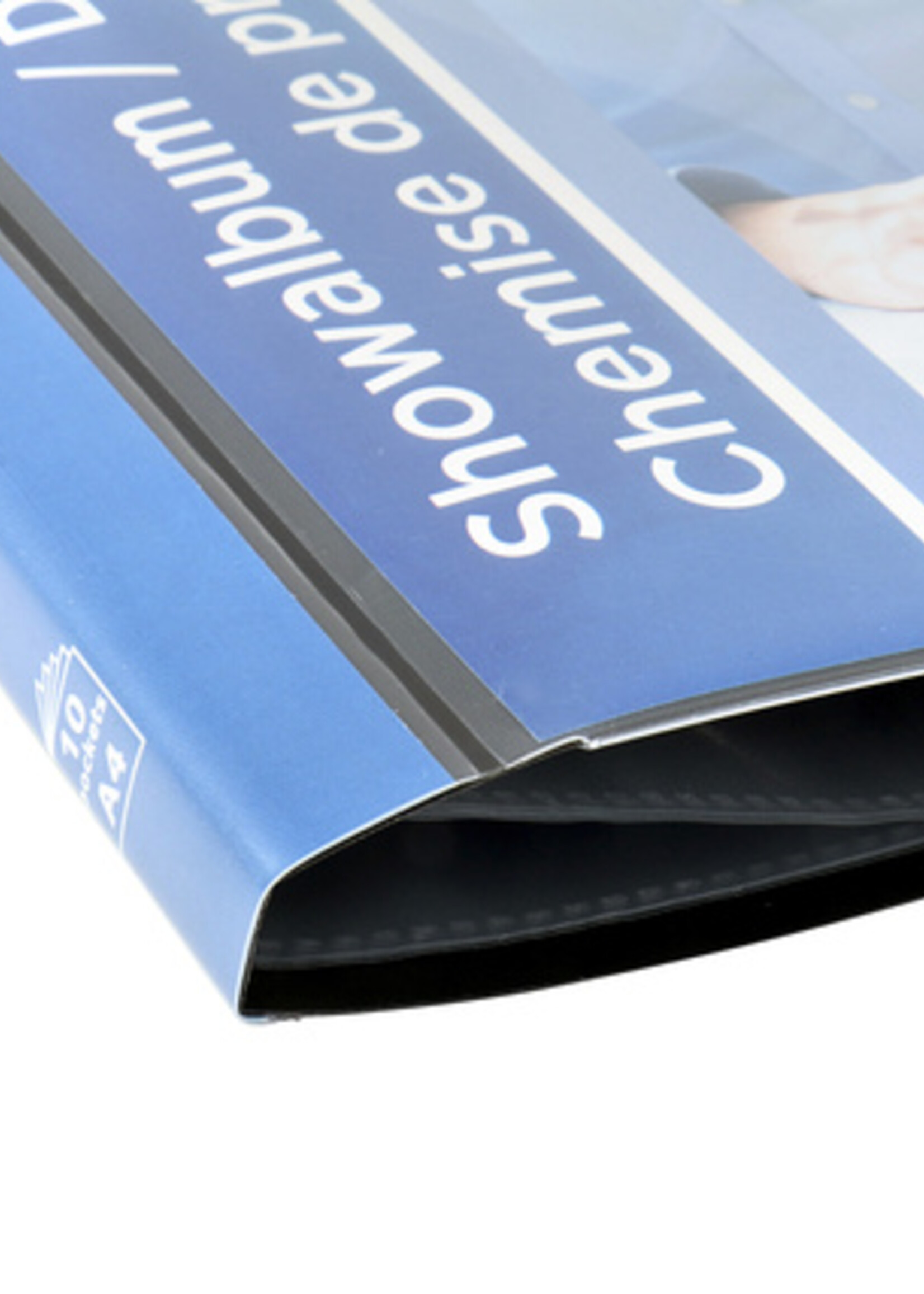 Europel Chemise de présentation Opus 2 Frontview A4 10 pochettes anthracite