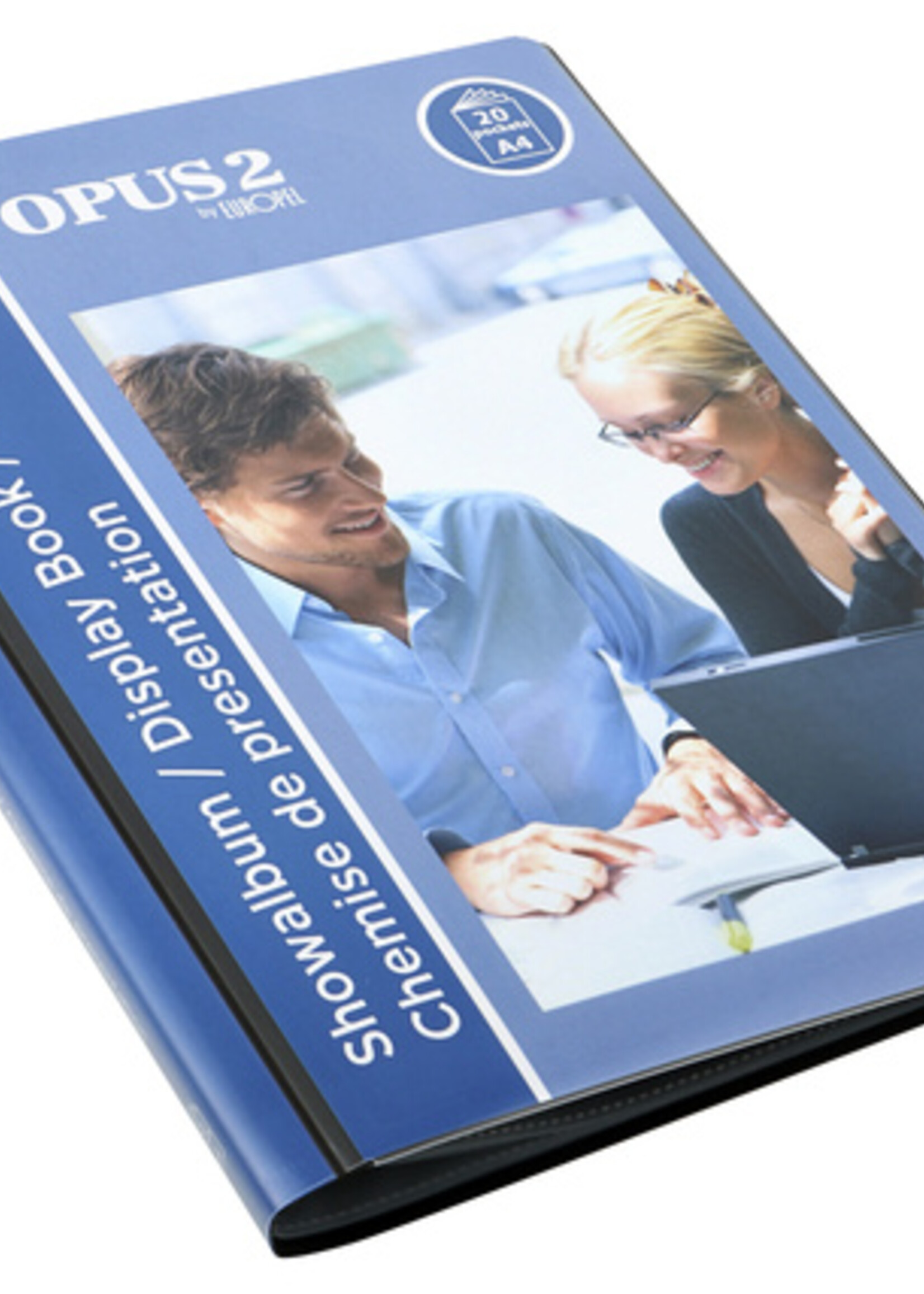 Europel Showmap Opus 2 frontview A4 20-tassen antraciet