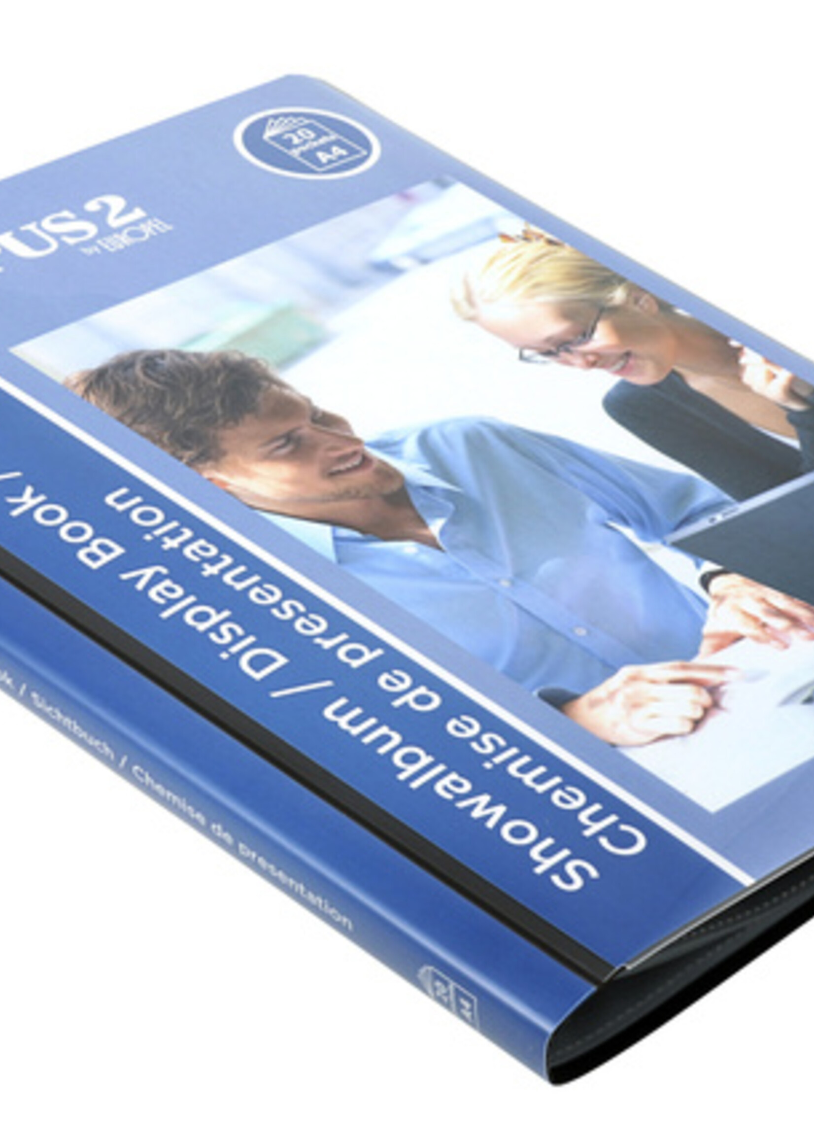 Europel Showmap Opus 2 frontview A4 20-tassen antraciet