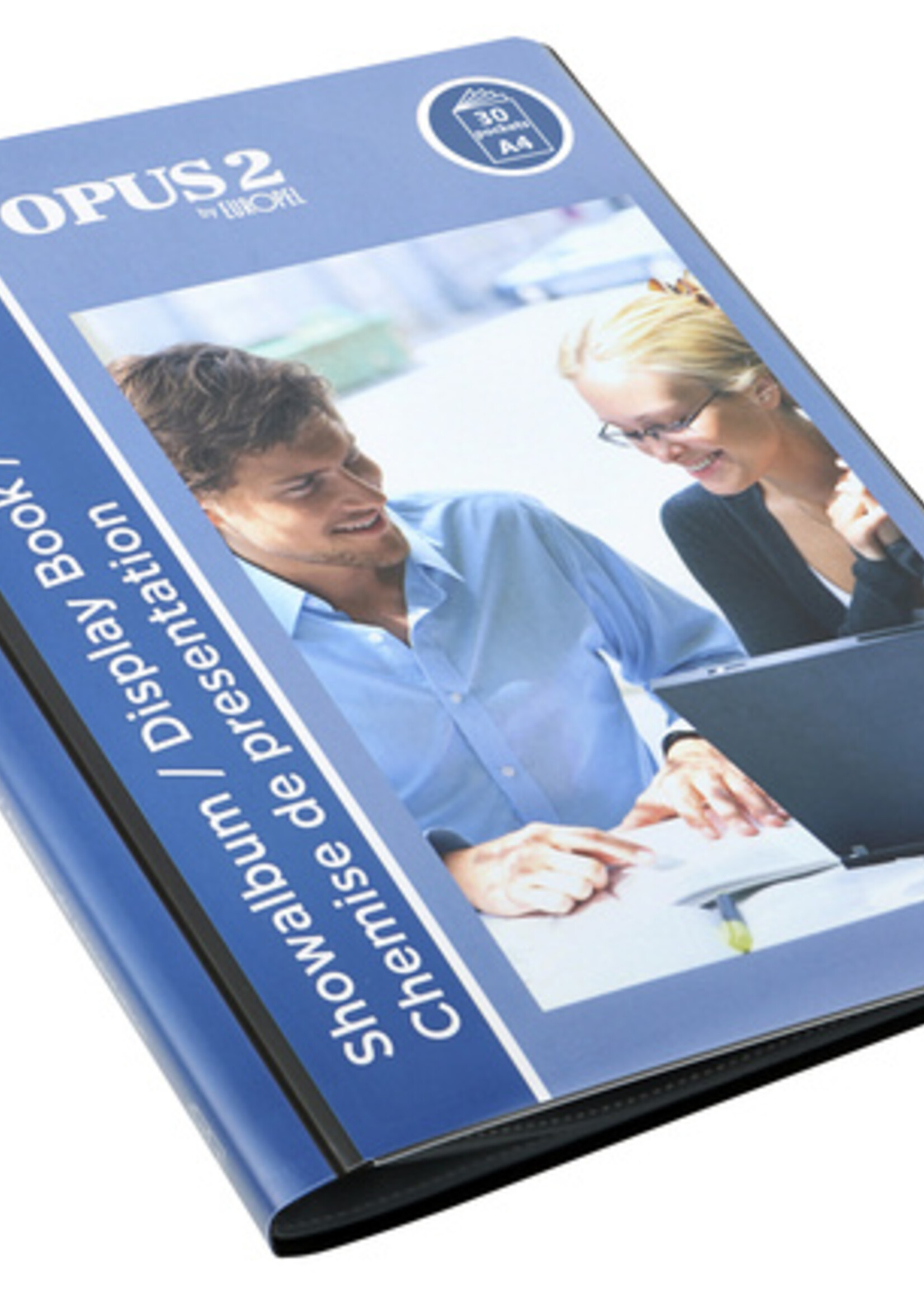 Europel Chemise de présentation Opus 2 Frontview A4 30 pochettes anthracite