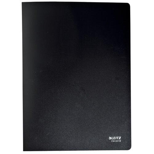 Leitz Album de présentation Leitz Recycle A4 40 pochettes PP recyclé noir