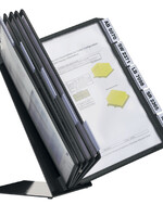 Durable Bureaustandaard Durable Vario met 10-tassen A4 zwart