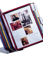 Durable Support de présentation bureau Durable Vario avec 20 pochettes A4 métal