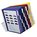 Durable Support de présentation bureau Durable Vario avec 20 pochettes A4 métal