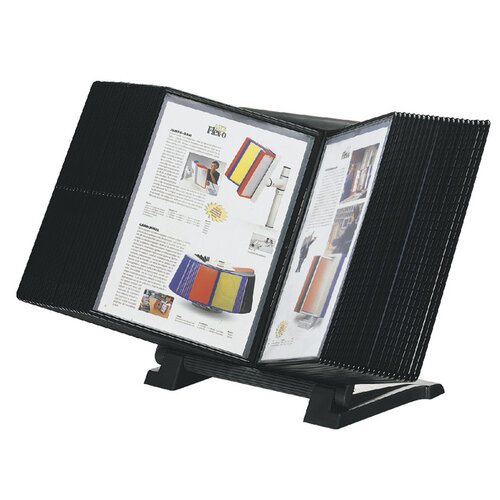 Flex-o-frame Infomanager Flex-O-Frame basis met 10-tassen antraciet/blauw