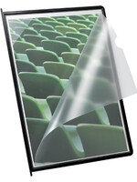 Flex-o-frame Infotas Flex-O-Frame met pen A4 zwart