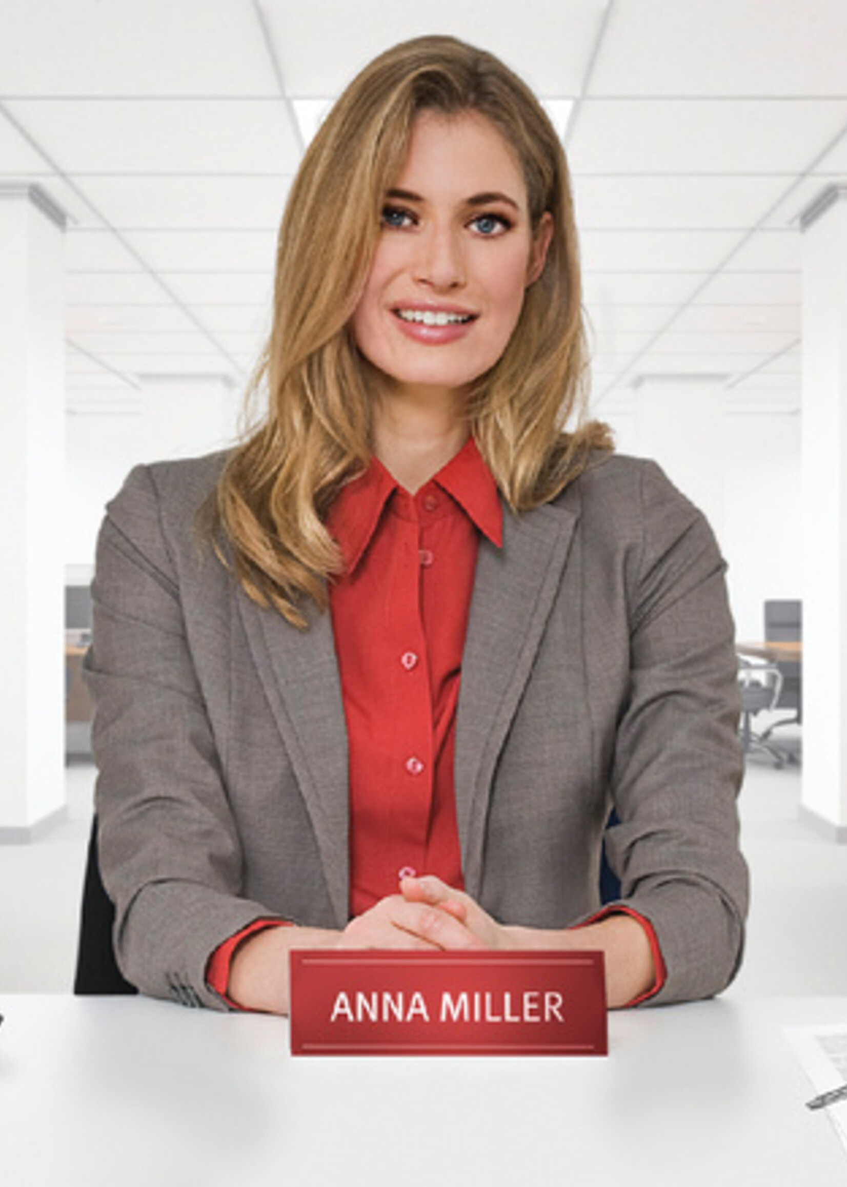 Avery Porte-noms de table Avery L4795-20 180x60mm blanc 40 pièces