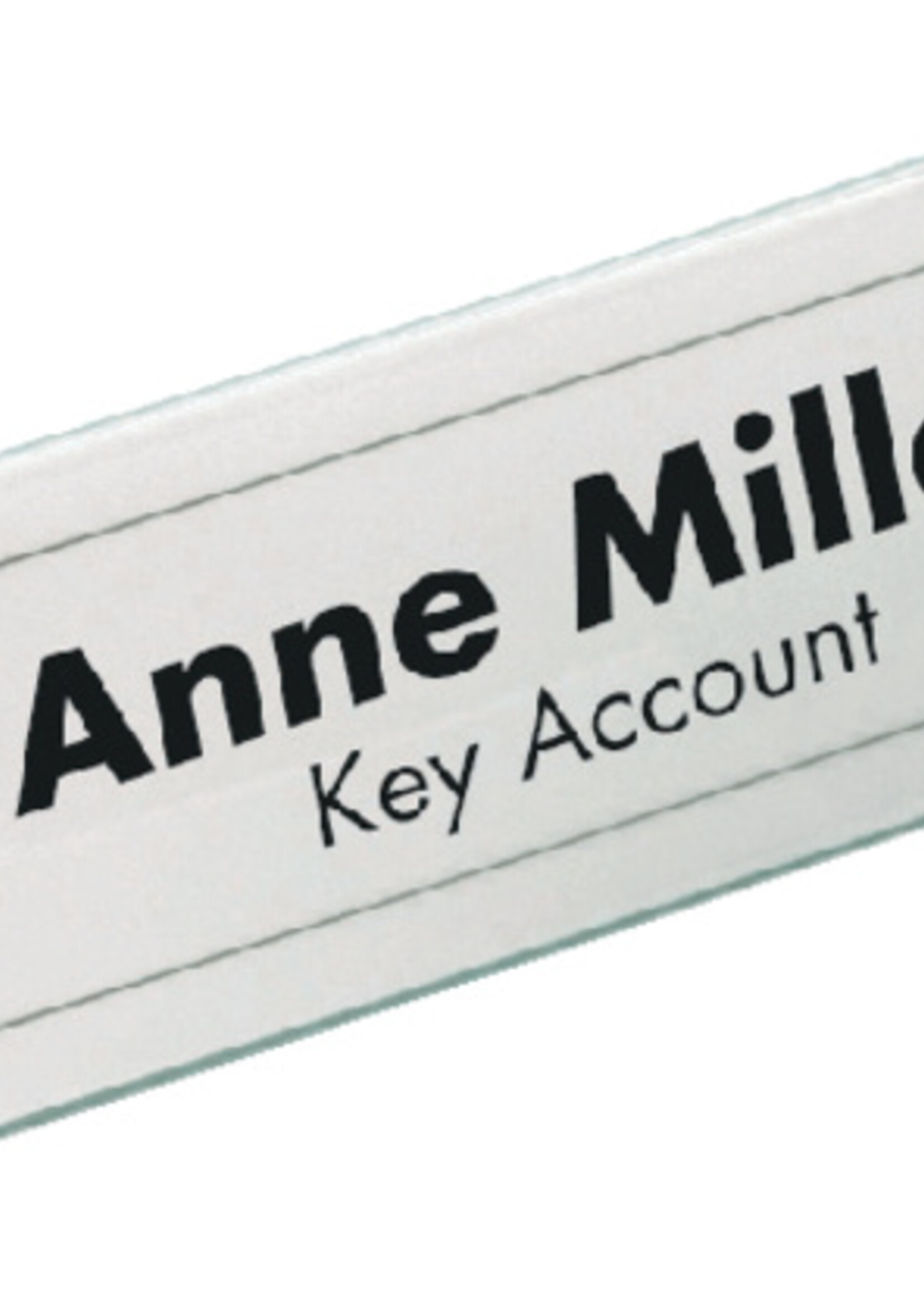 Durable Tafelnaambord Durable 8050 61x150mm transparant