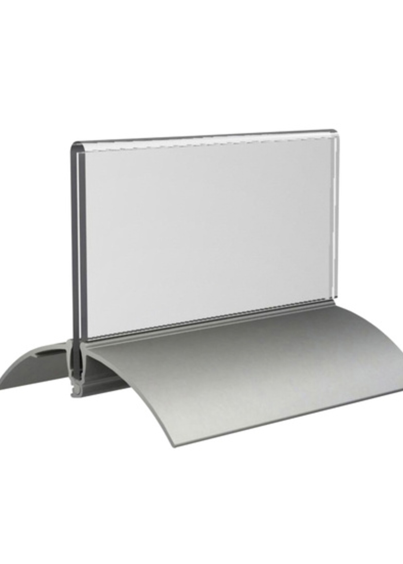 Europel Porte-nom Europel en T 52x100mm acryl aluminium