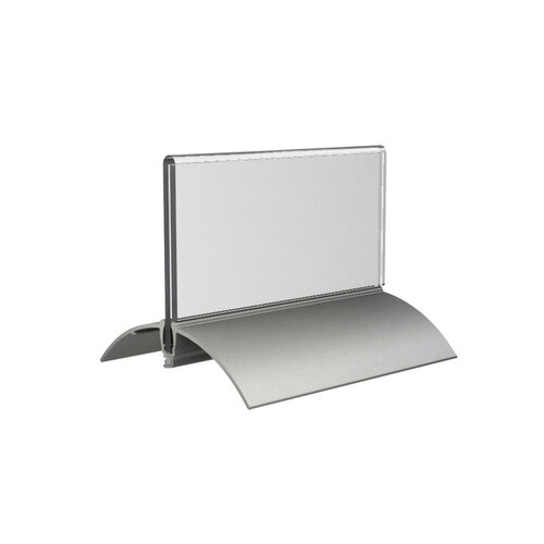 Europel Tafelnaambord Europel 52x100mm acryl aluminium 2st