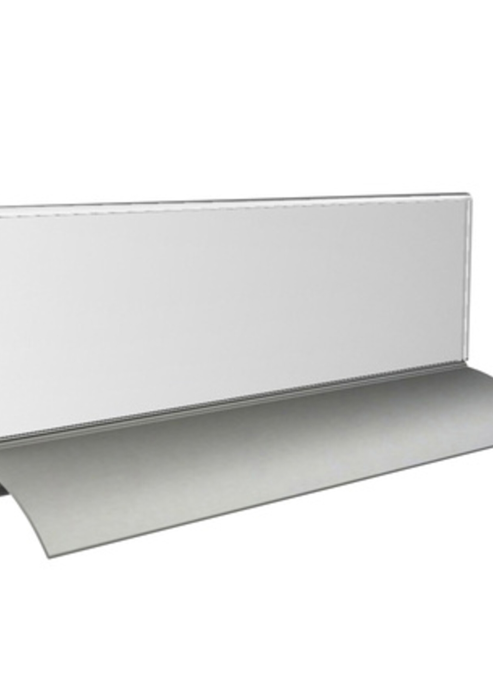 Europel Porte-nom de table Europel 61x210mm acryl et aluminium