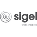 Sigel Porte-nom Sigel 240x90mm double face transparent