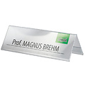 Sigel Porte-nom Sigel 190x60mm double face transparent