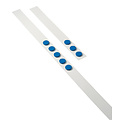Desq Wandlijst Desq 100cm met 5 blauwe magneten 32mm