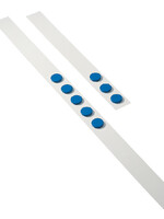 Desq Wandlijst Desq 100cm met 5 blauwe magneten 32mm