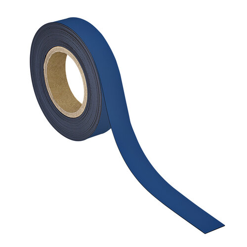 MAUL Bande de marquage magnétique MAUL effaçable 10mx30mmx1mm bleu