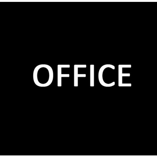 Office Panneau en mousse avec support A3 noir