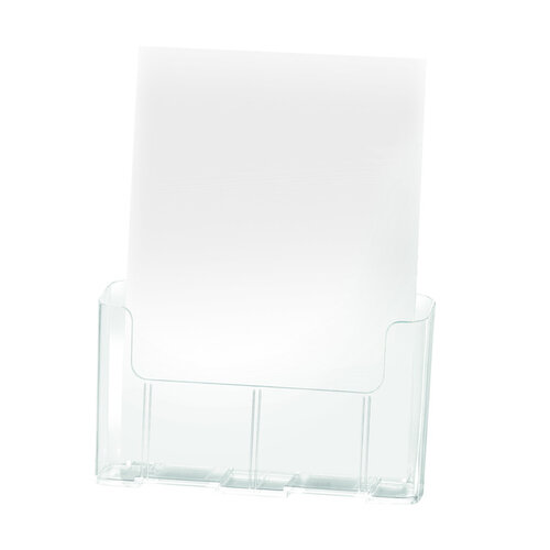 Quantore Porte-brochures Quantore A4 transparent