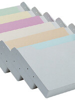 Exacompta Porte-brochures Exacompta mural A4 6 compartiments paysage gris