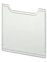Exacompta Plaque de recouvrement Exacompta porte-brochures A4 portrait transparent