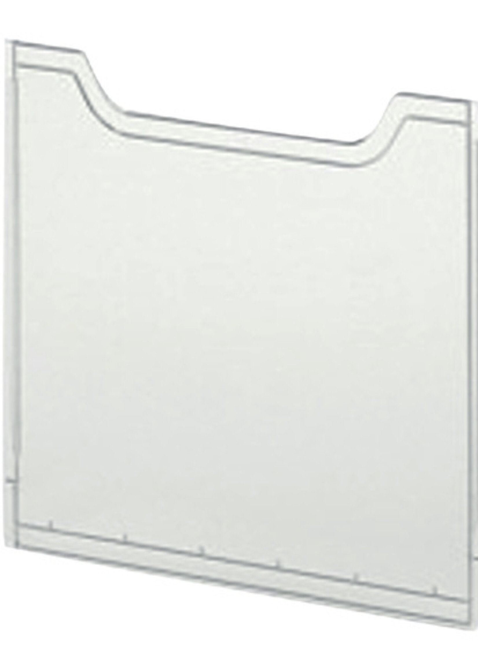 Exacompta Plaque de recouvrement Exacompta porte-brochures A4 portrait transparent