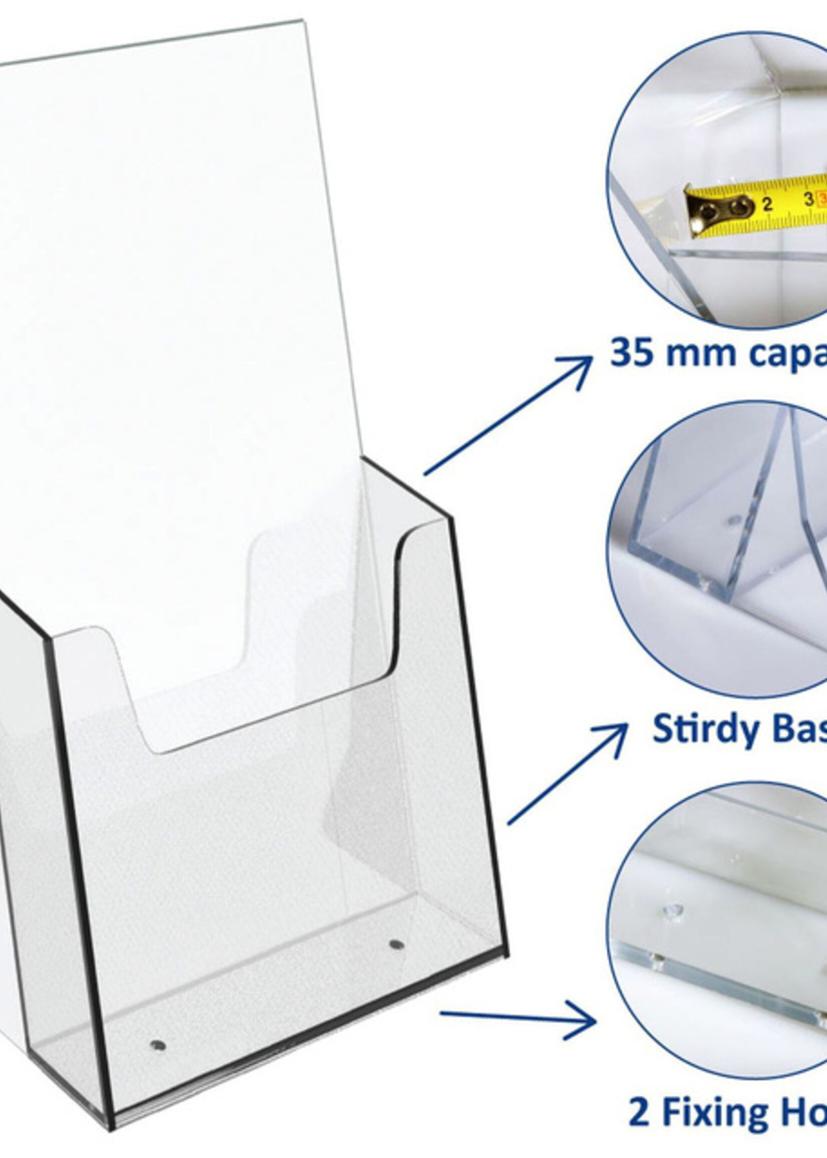 Europel Folderhouder Europel 1/3 A4 transparant