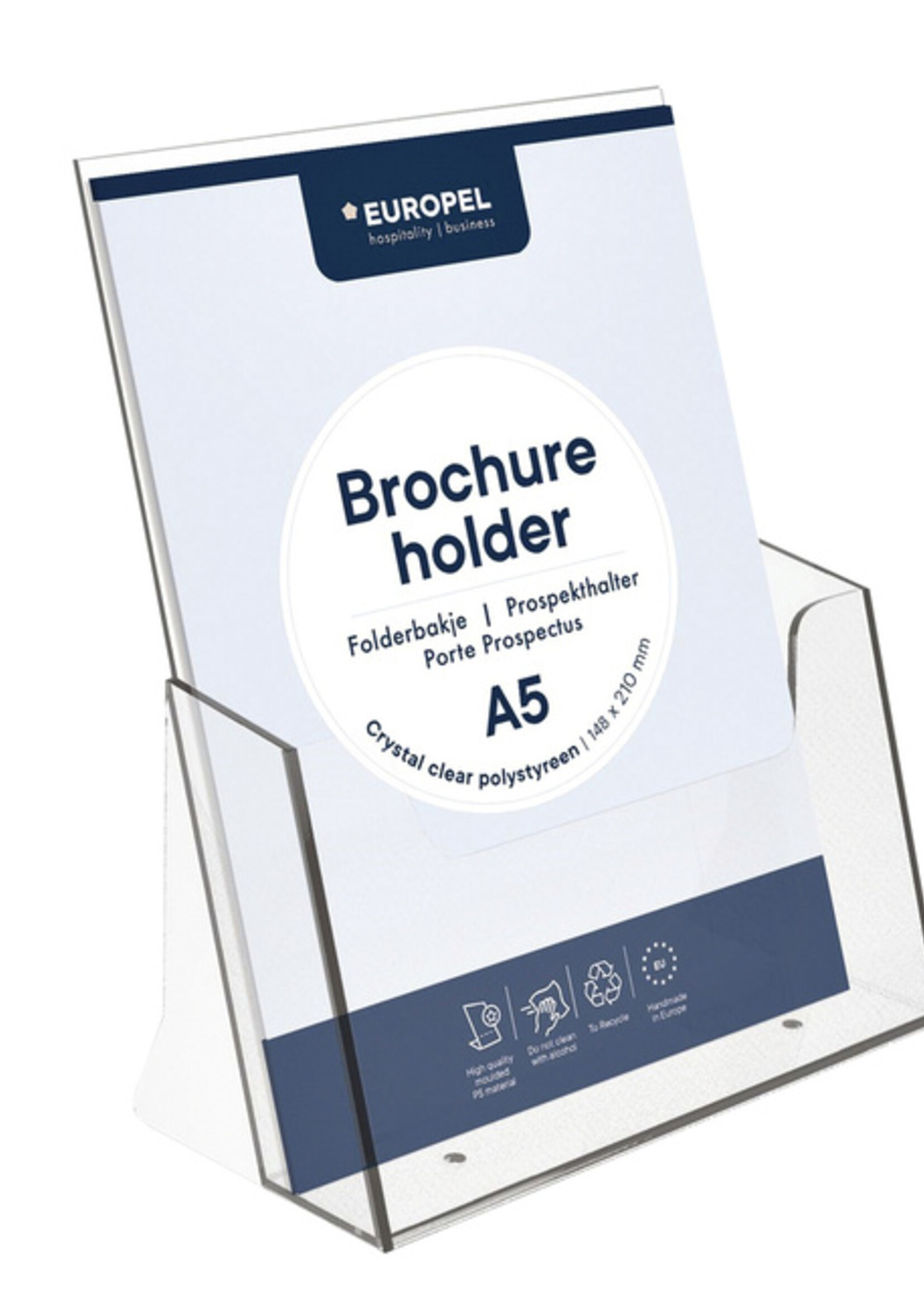 Europel Porte-brochures Europel A5 acryl