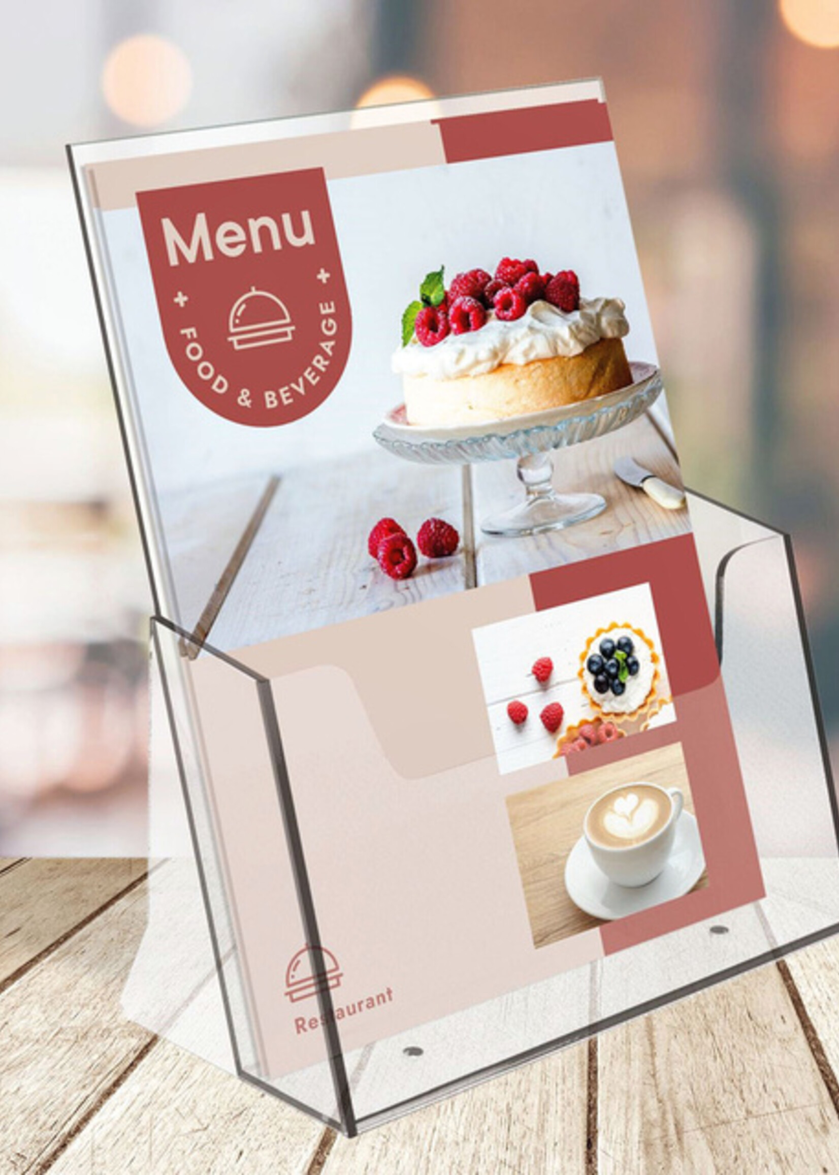 Europel Folderhouder Europel A5 transparant