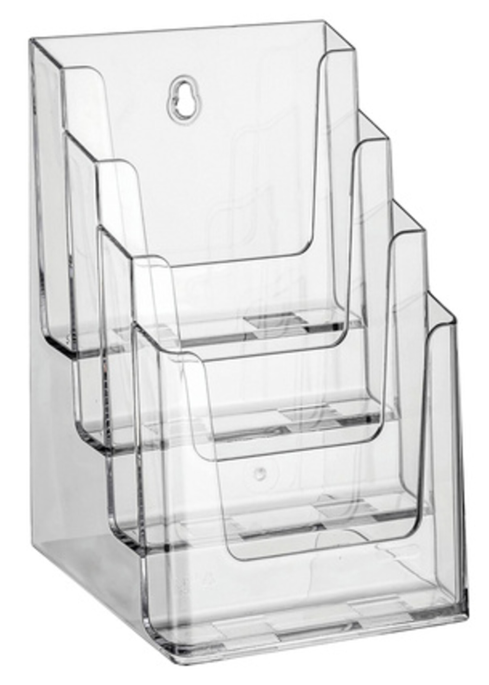 Europel Porte-brochures Europel 4 compartiments A5 acryl