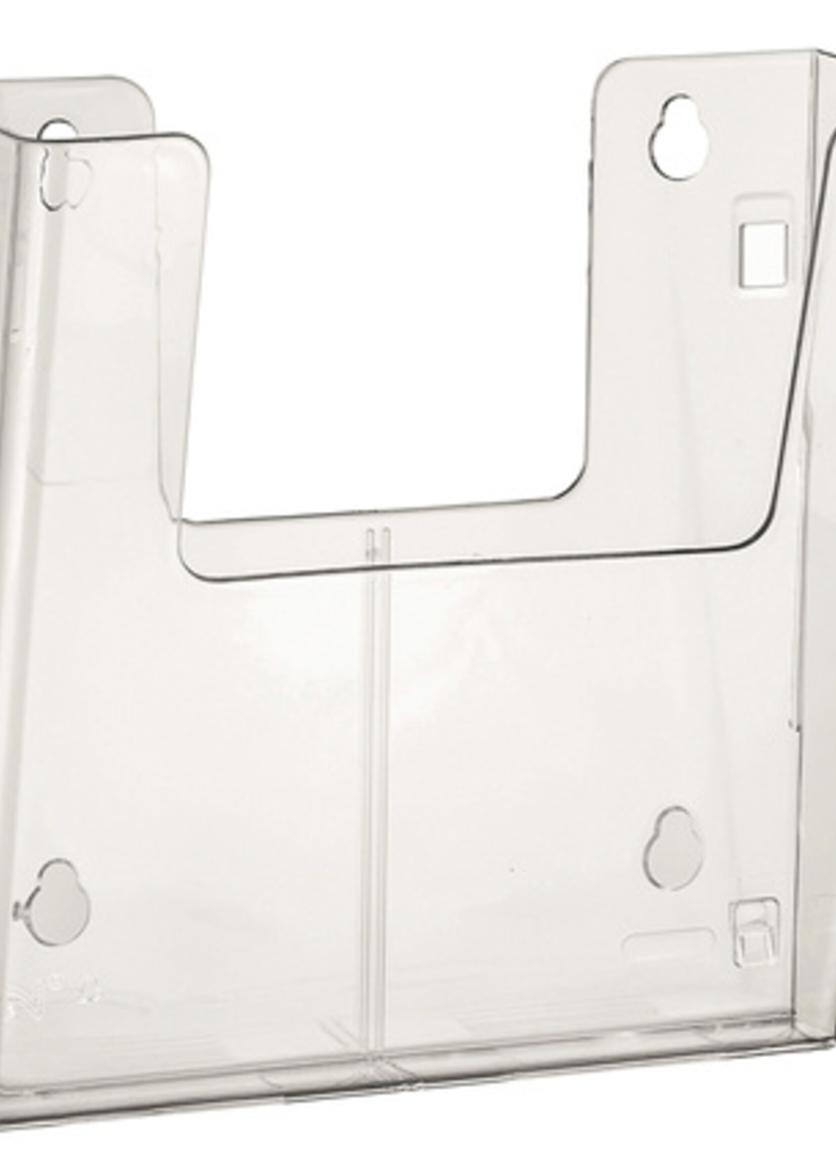 Europel Porte-brochures mural Europel portrait à coupler acryl