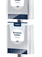 Europel Présentoir de brochures Europel sur pied 6xA4 aluminium