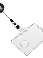 Europel Porte-badge Europel ouvert avec enrouleur 54x85mm 10 pièces