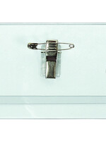 Quantore Badge Quantore avec clip et épingle 60x90mm