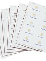 Durable Bristol badge Durable 1451 imprimable 30x60mm 540 pièces