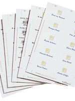 Durable Bristol badge Durable 1455 imprimable 54x90mm 200 pièces