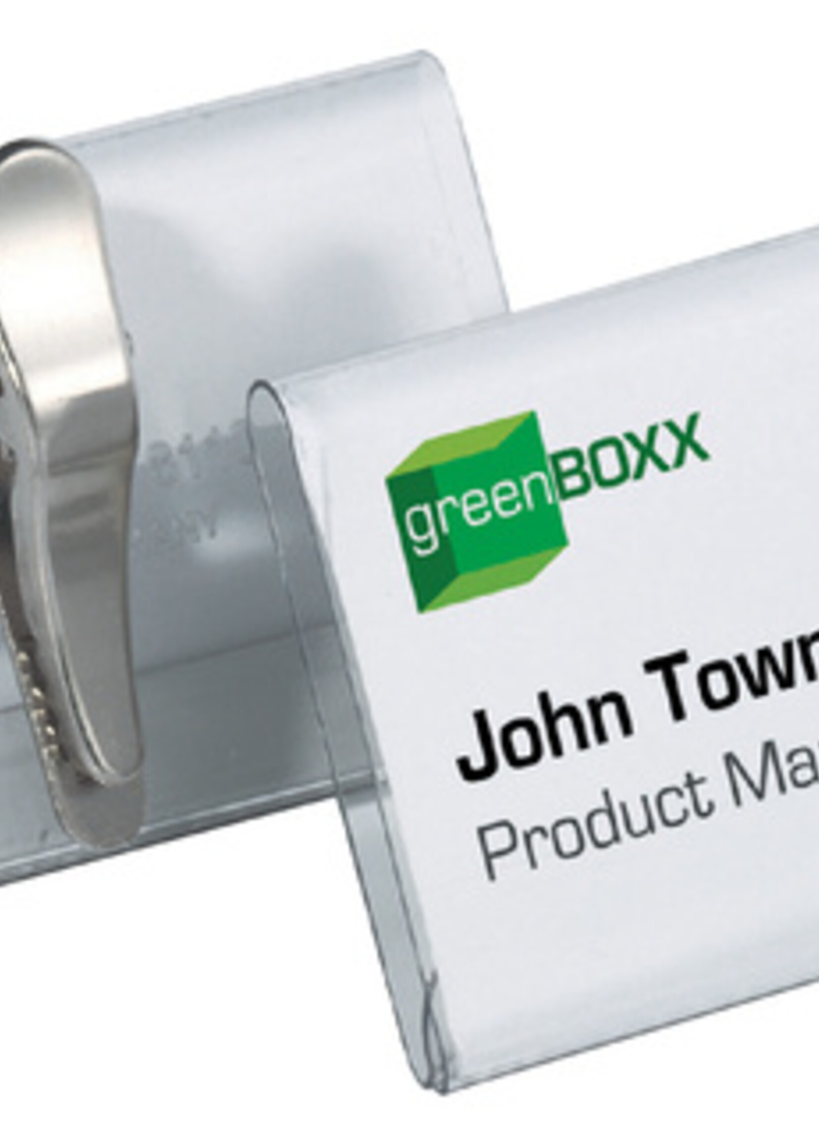 Durable Badge Durable 8110 avec pince crocodile 40x75mm