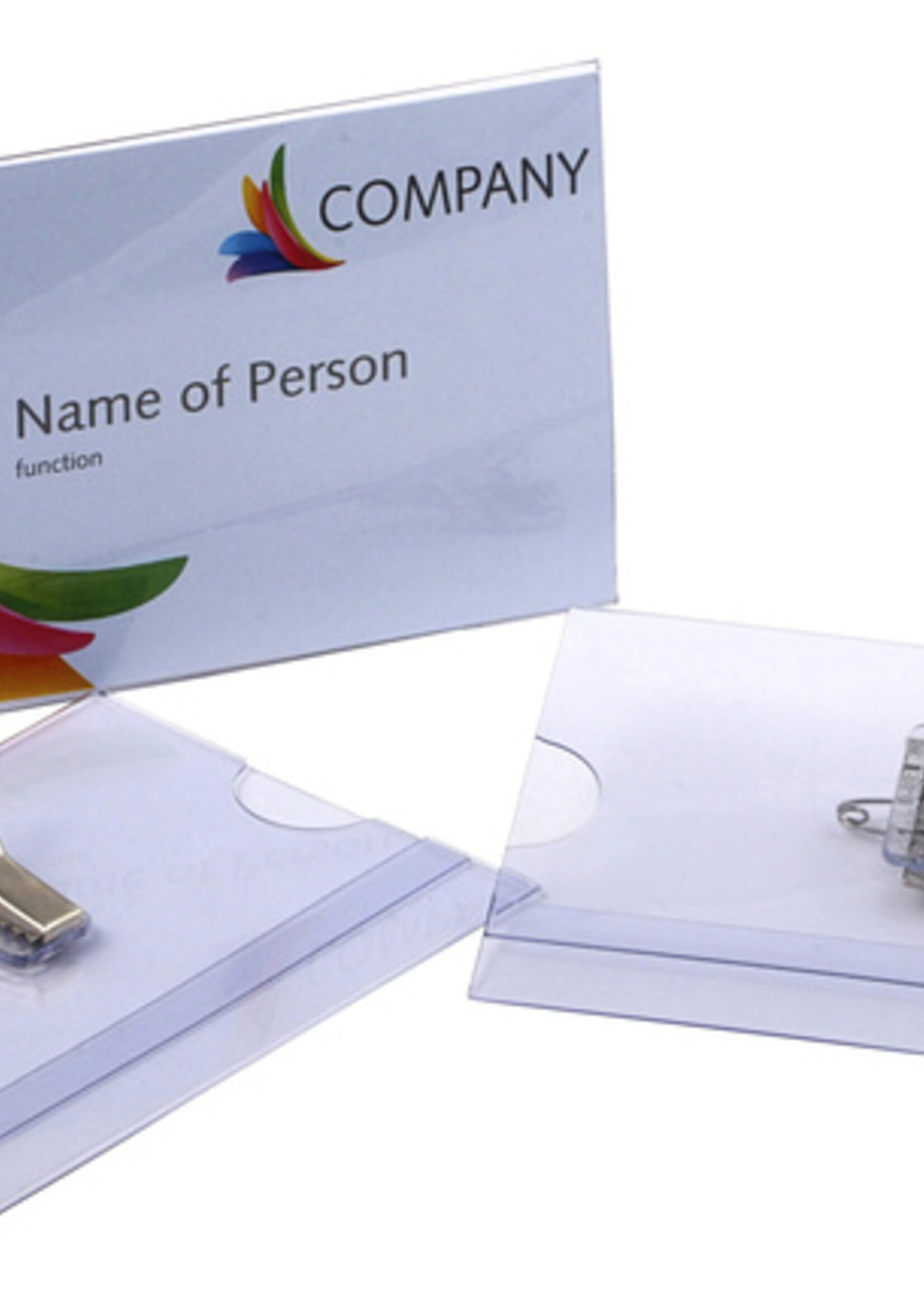 Europel Badge Europel met clip en speld 90x60mm