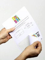 Durable Badge Durable bezoekers 97x86mm