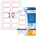 Herma Naambadge etiket HERMA 4405 80X50mm wit rood