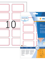 Herma Naambadge etiket HERMA 4405 80X50mm wit rood