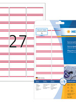 Herma Naambadge etiket HERMA 4512 63.5x29.6mm wit/rood