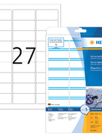 Herma Etiquette badge HERMA 41513 63,5x29,6mm blanc/bleu