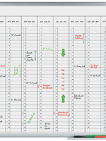 Legamaster Tableau planning Legamaster Premium annuel vertical 60x90cm