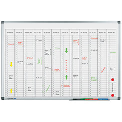 Tableau planning Legamaster Premium annuel vertical 60x90cm