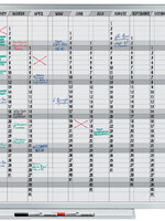 Legamaster Planbord Legamaster professional jaarplanner hor 90x120cm