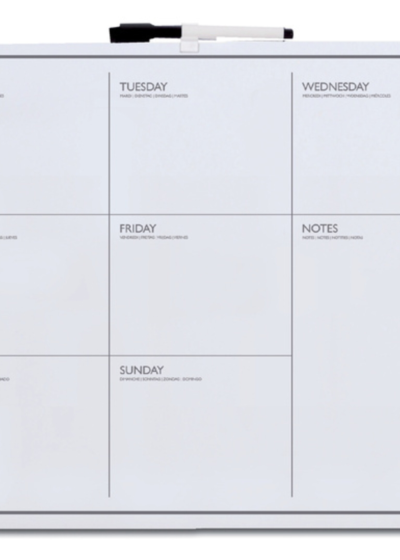 Desq Planning semaine Desq 40x50cm magnétique