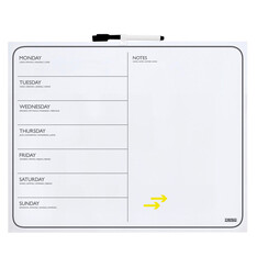 Planning semaine magnétique Desq 40x50cm sans cadre + marqueur