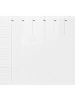 Nobo Weekplanner Nobo transparant acryl A4