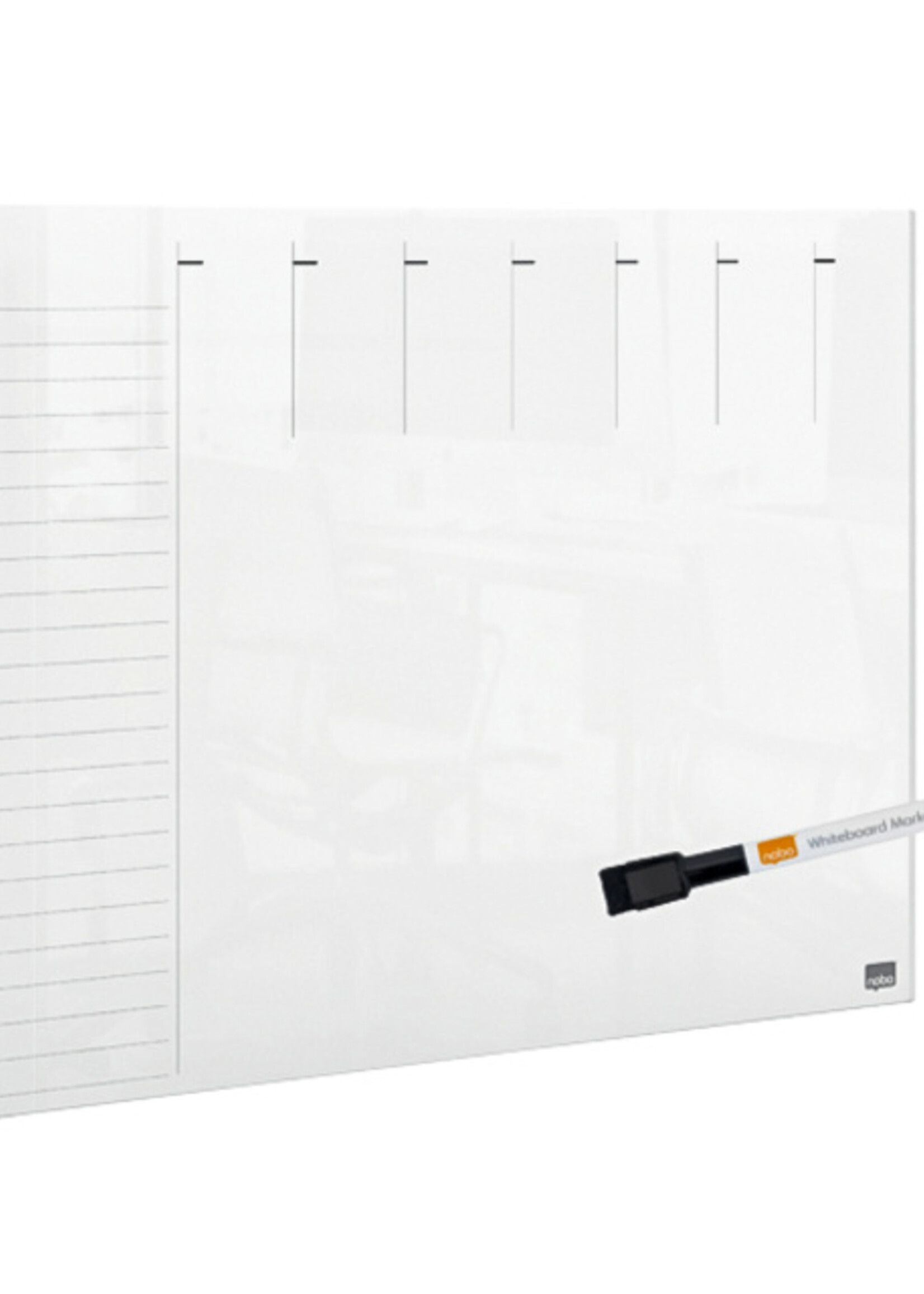 Nobo Weekplanner Nobo transparant acryl A4