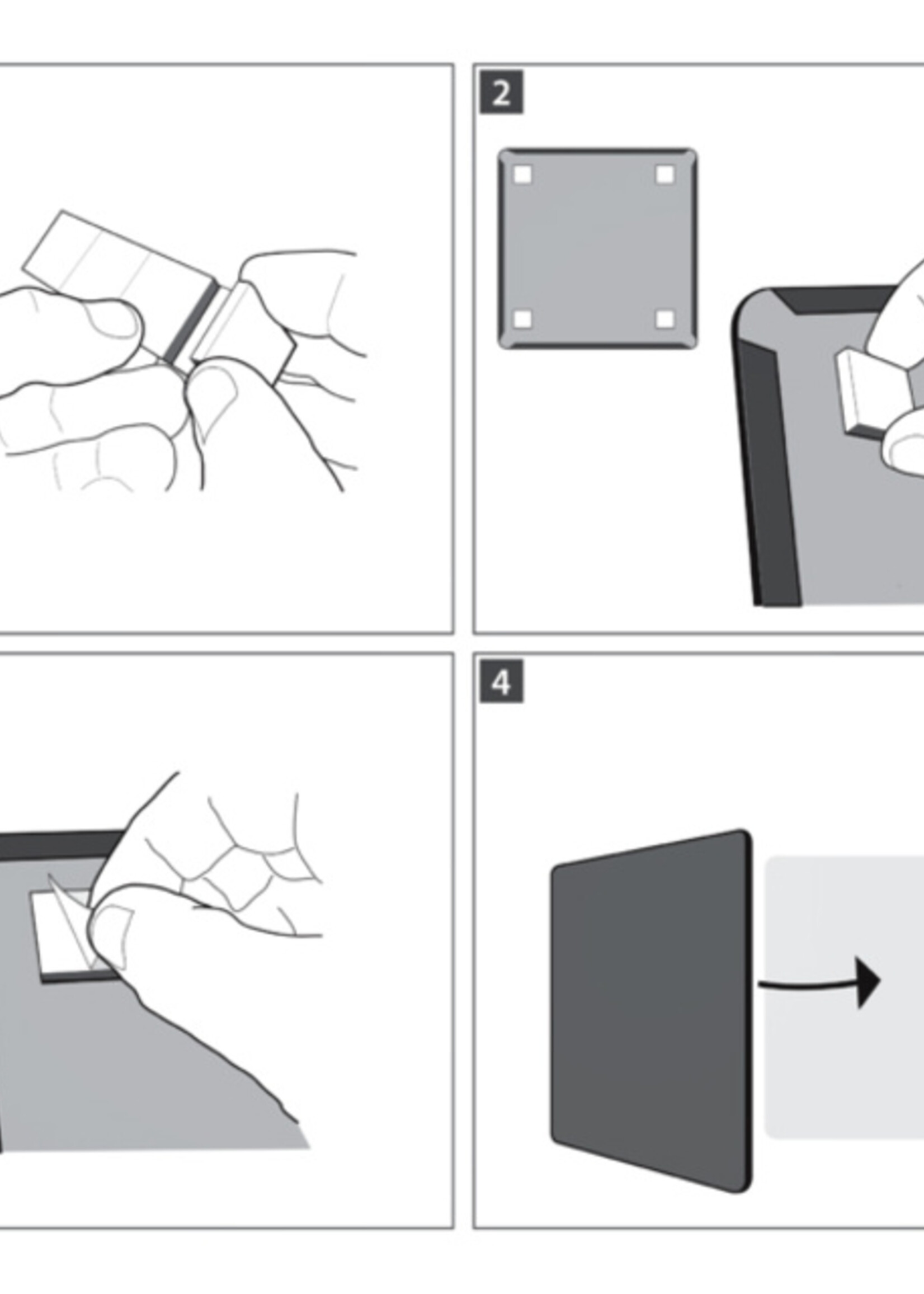 Nobo Planning semaine Nobo transparent acryl A4